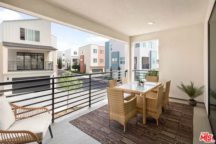 Model home deck used for repre