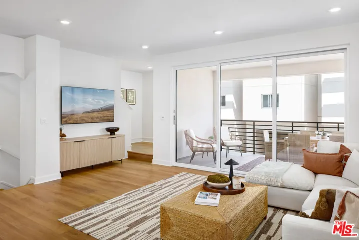 Model home living room used fo