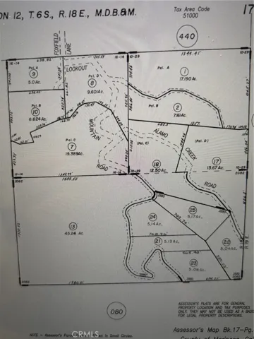 Parcel map