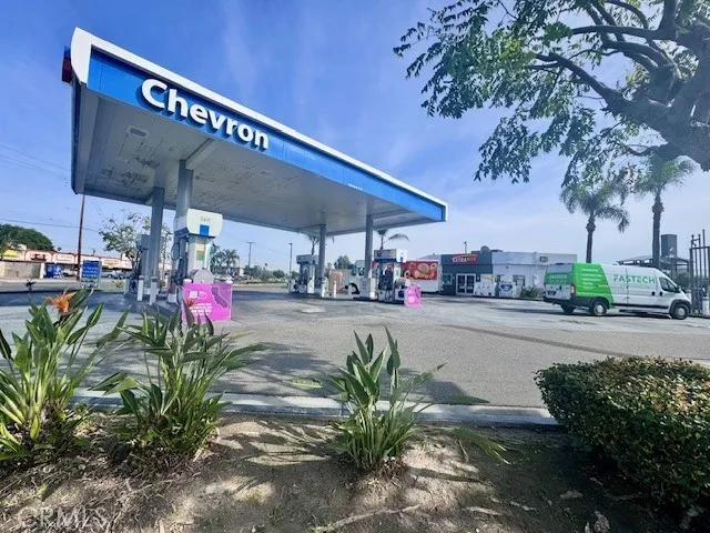 Across the Chevron gas station