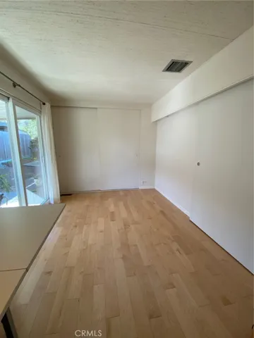 Art/Bedroom with slider doors closed