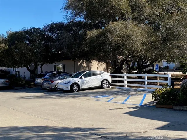 View of parking from home