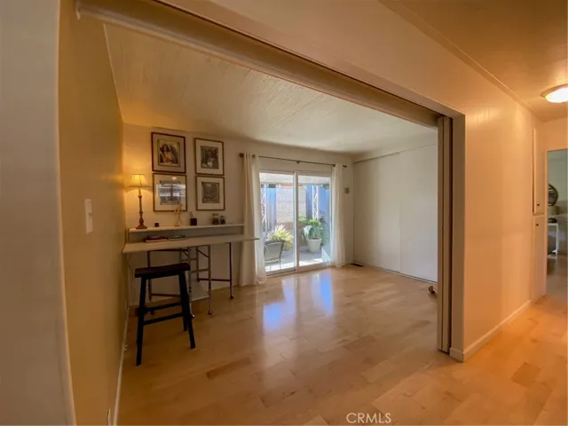Art/Bedroom with slider doors open