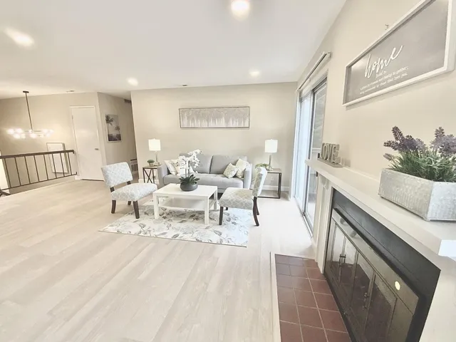 spacious living room