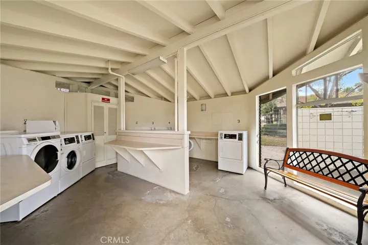 Showing the Inside Spacious Laundry room a short distance to and from Unit "D"