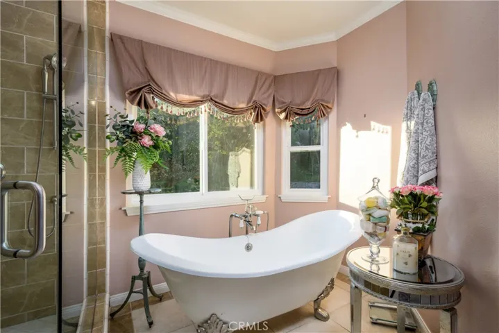 Free Standing Soaking Tub Primary Bedroom