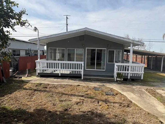 Rear view of property