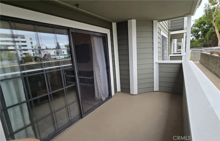 Rear patio