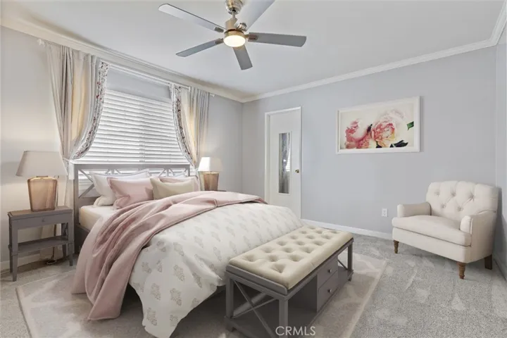 Virtual staging furniture added