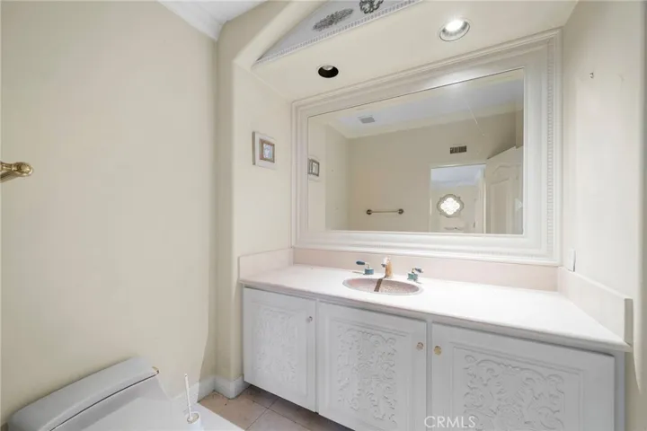 Spacious bathrooms