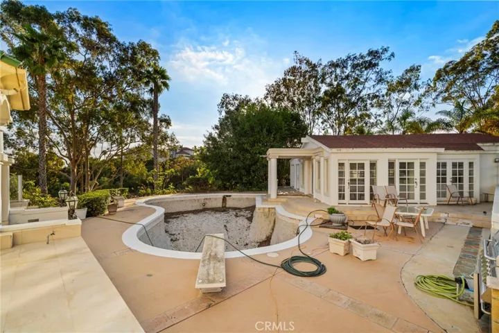 Unpermitted pool house