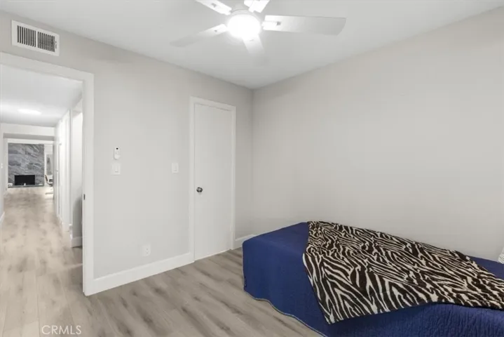 Downstairs bed 3 with walk-in closet