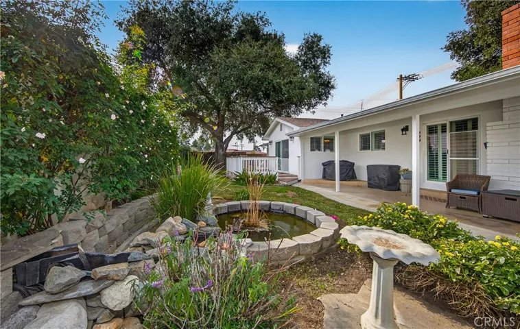 Large covered patio