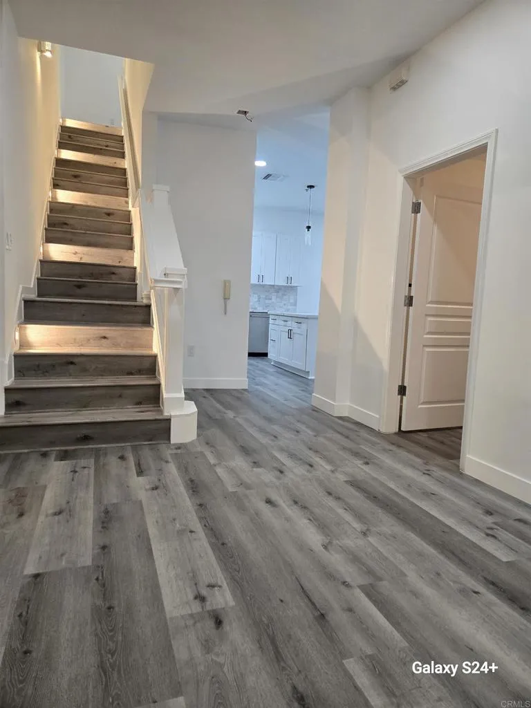 Entrance from the complex. Stairs to second floor - Bedrooms -
