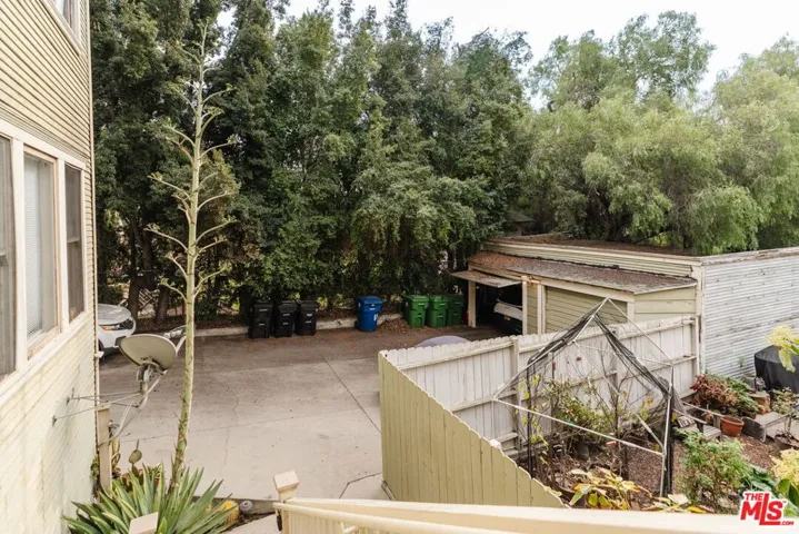 Rear Stairs and Garage