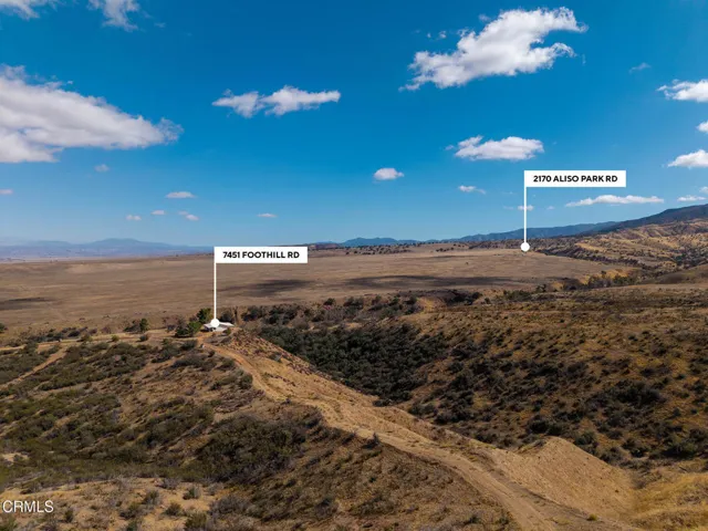 Aerial north west - 7451 Foothill Rd