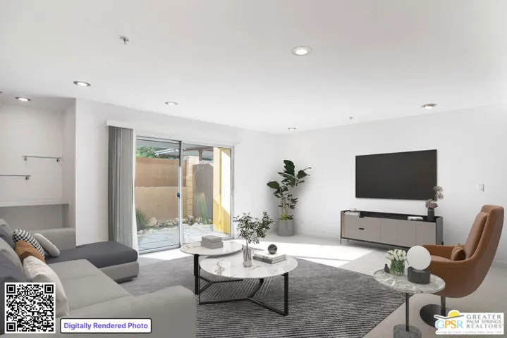 living room - digitally altere