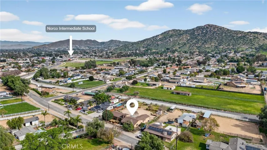 Just a short distance from Norco Intermediate School