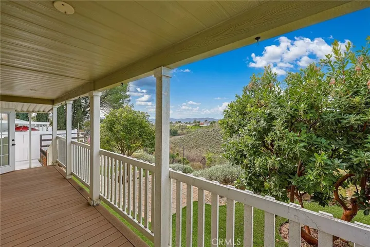 Views off the back oversized porch