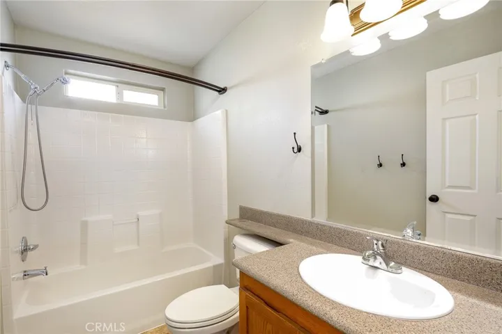 Bathroom off the hallway