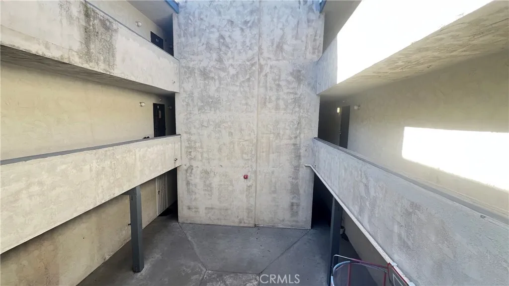Courtyard and hallway