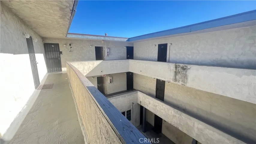 Courtyard and hallway