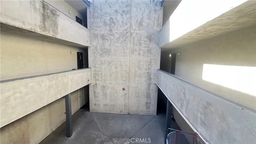 Courtyard and hallway