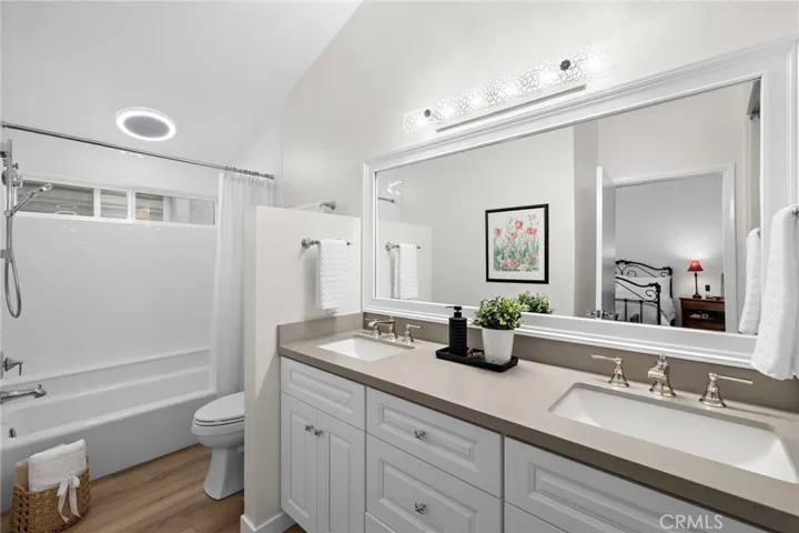 Convenient laundry room adjacent to the garage.