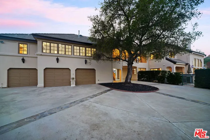 back garage and parking