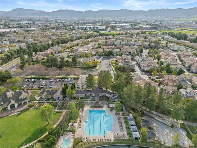 Aerial View of Clubhouse & Pool