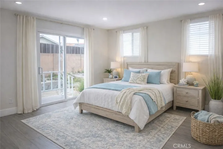 Primary Bedroom Virtually Staged