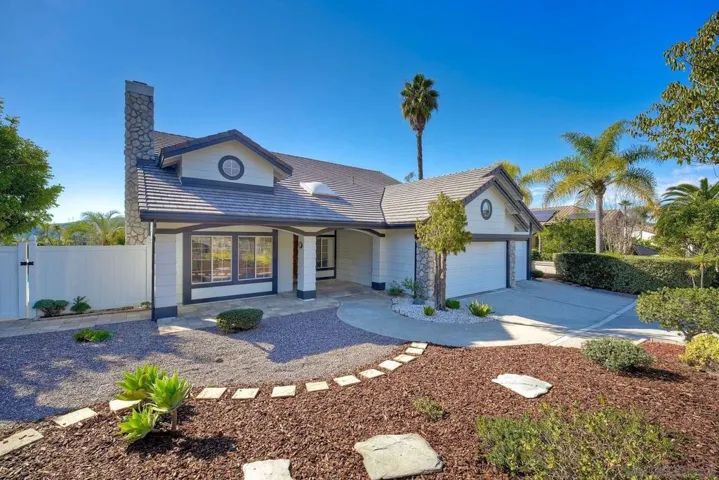 Lots to love here.  Single level, 3 car garage, large elevated lot, with great views.  Come see ....