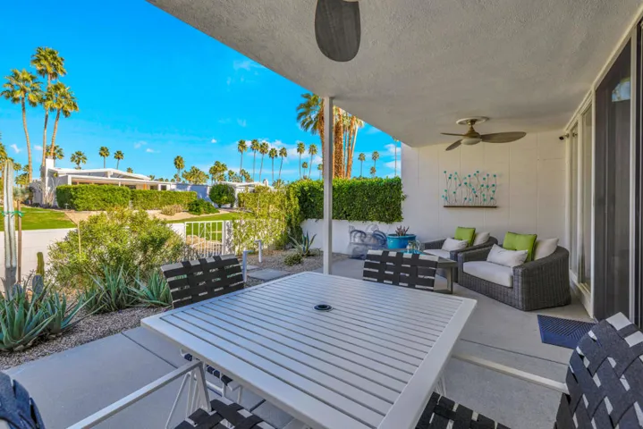 Covered patio