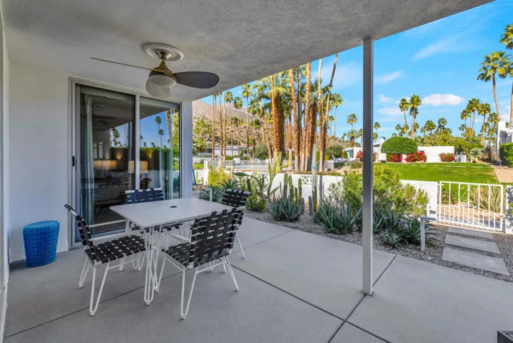 Back patio