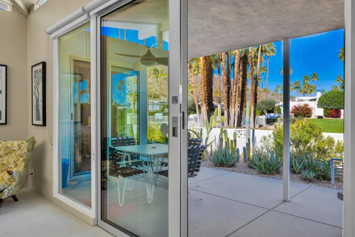 Access to patio
