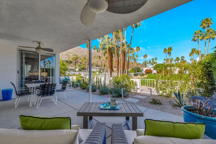 Covered patio
