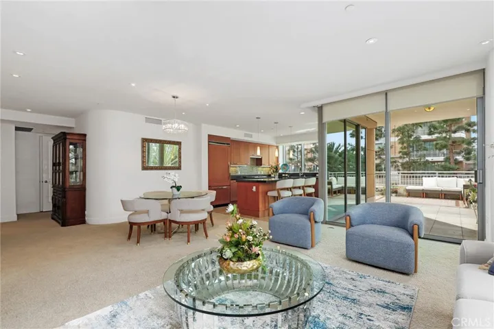 Abundant natural light from all the sliding doors & windows