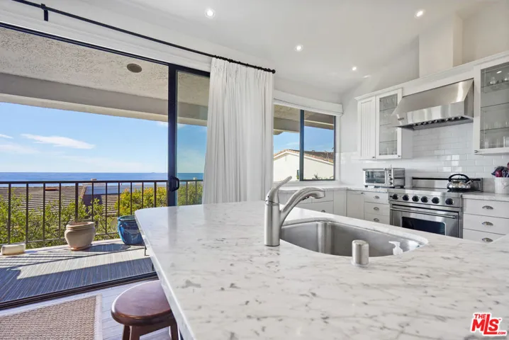 Carrera Marble kitchen