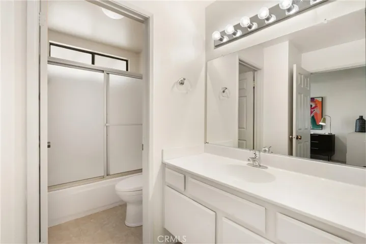 Jack and Jill bath connects to office and bedroom number two.