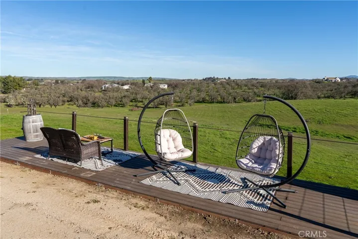 East Facing deck.