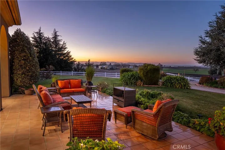 Capture the sunsets from the front patio.