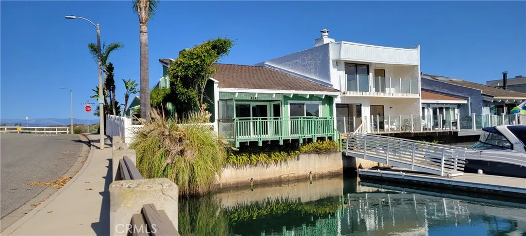 Back of property from the bridge