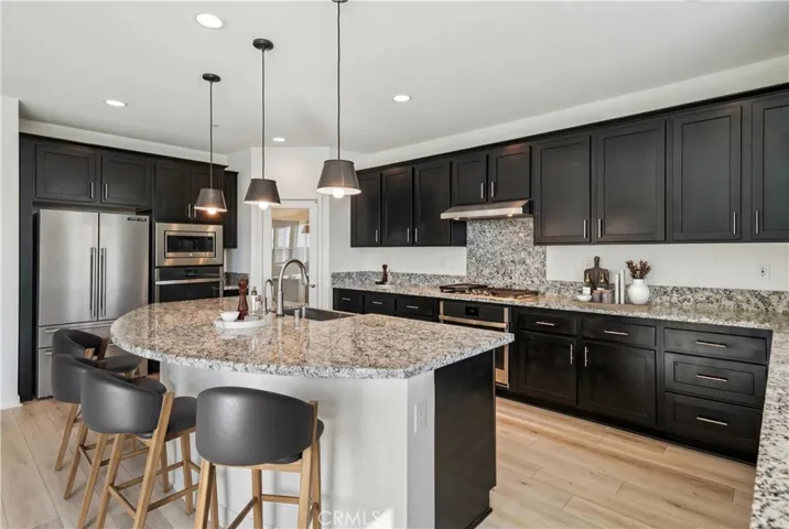 Virtually Staged/ Kitchen Island