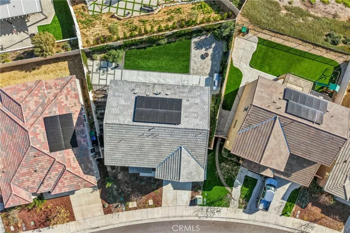 Overhead view of House
