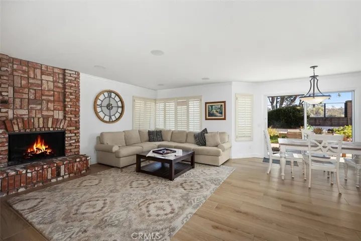 enjoy fireplace on cool evenings