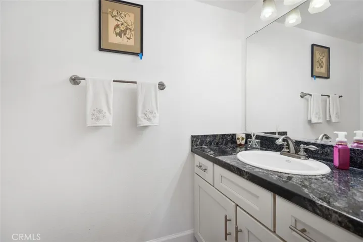 One half bath down stairs.