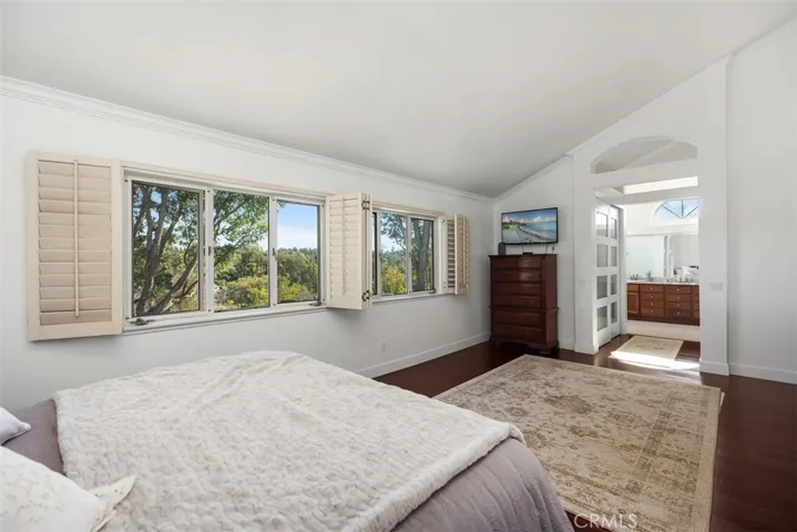 Spacious  master Bedroom with vistas
