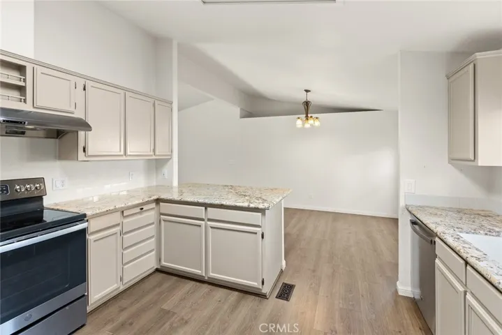 Kitchen Open to Dining Area