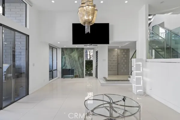 Living room with TV
