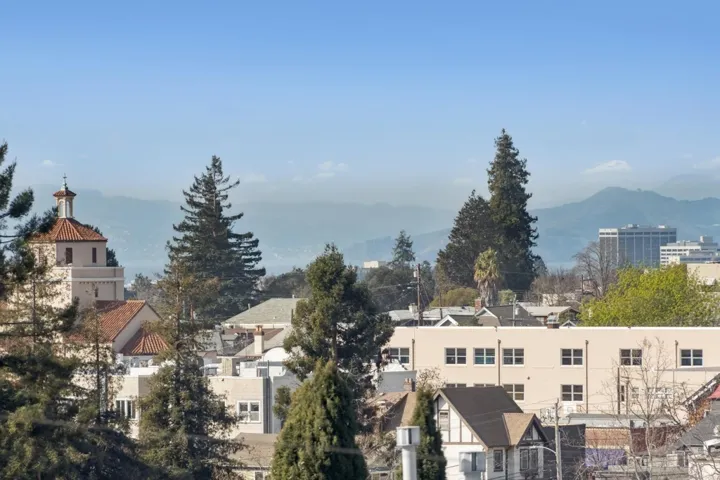 FILTERED BAY VISTAS FROM UPPER BEDROOM
